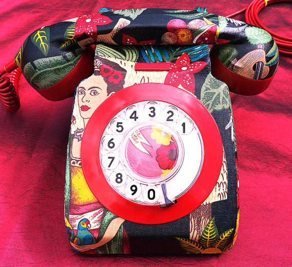 This dazzling rotary phone that's fully functional:
